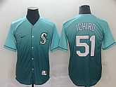 Mariners 51 Ichiro Suzuki Green Drift Fashion Jersey,baseball caps,new era cap wholesale,wholesale hats